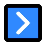 Right Square SVG Icon